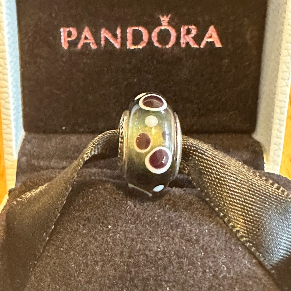 Pandora Black and White Bracelet Charm